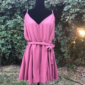 Rose petal pink romper